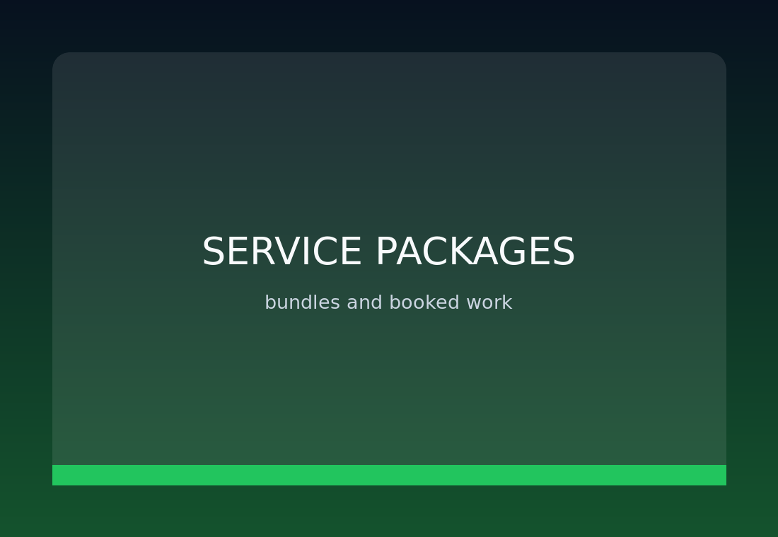 Promotional work placeholder